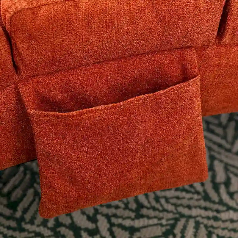 Sillón reclinable individual decorativo multicolor
