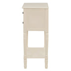 Mesa consola estrecha de 3 cajones — Negro / Azul retro / Gris / Azul claro / Marfil / Azul marino / Espresso / Beige, Mesa de sofá para entrada para 1–2 usuarios