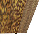 Mesa de centro octogonal de madera de nogal, 80 cm — 1 persona