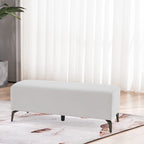 Banco de espera de piel sintética – Negro / Blanco crema / Rojo / Gris oscuro, 1 asiento