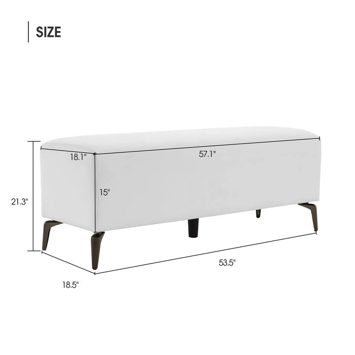 Banco de espera de piel sintética – Negro / Blanco crema / Rojo / Gris oscuro, 1 asiento