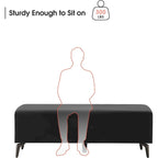 Banco de espera de piel sintética – Negro / Blanco crema / Rojo / Gris oscuro, 1 asiento