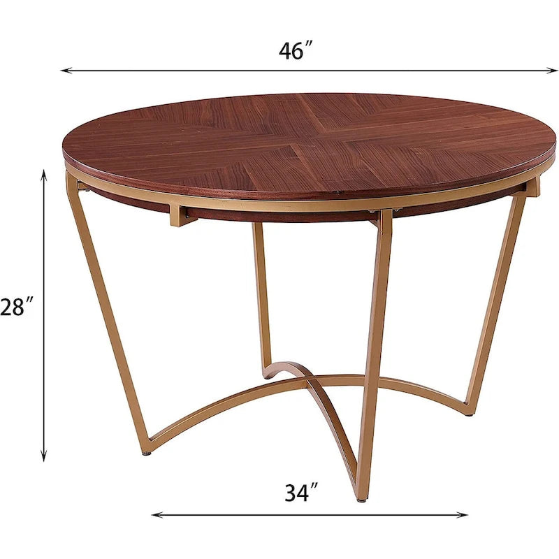 Juego de comedor redondo de 5 piezas, beige/gris, sillas de terciopelo, 4 asientos