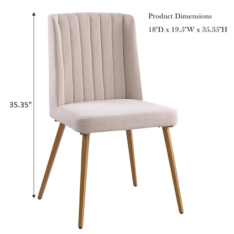 Juego de comedor redondo de 5 piezas, beige/gris, sillas de terciopelo, 4 asientos