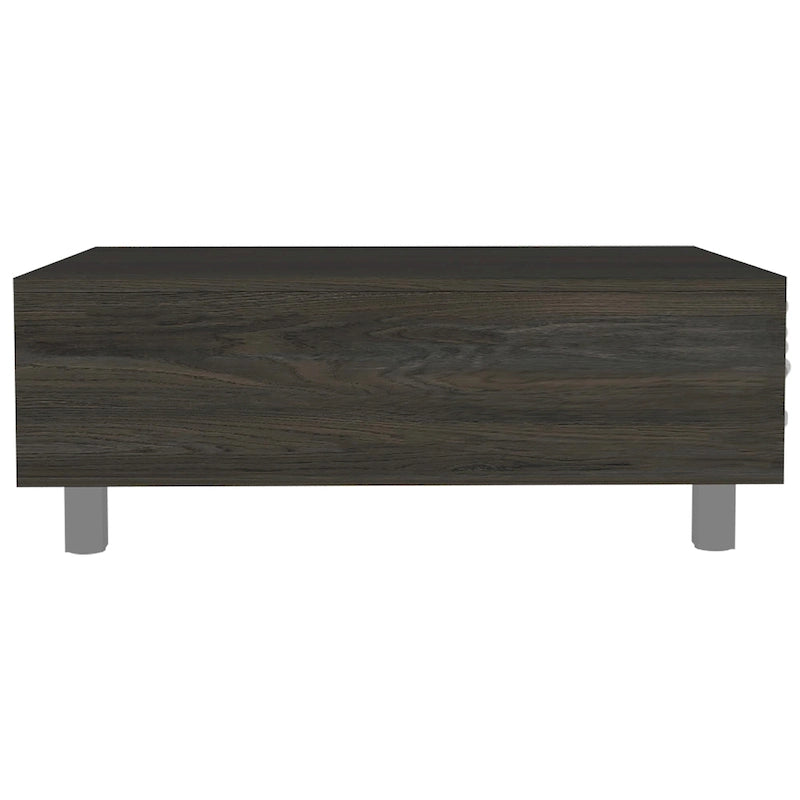 Mesa de centro elevable blanca/marrón/negra/nogal/espresso con almacenamiento oculto, 4 patas, 1 persona