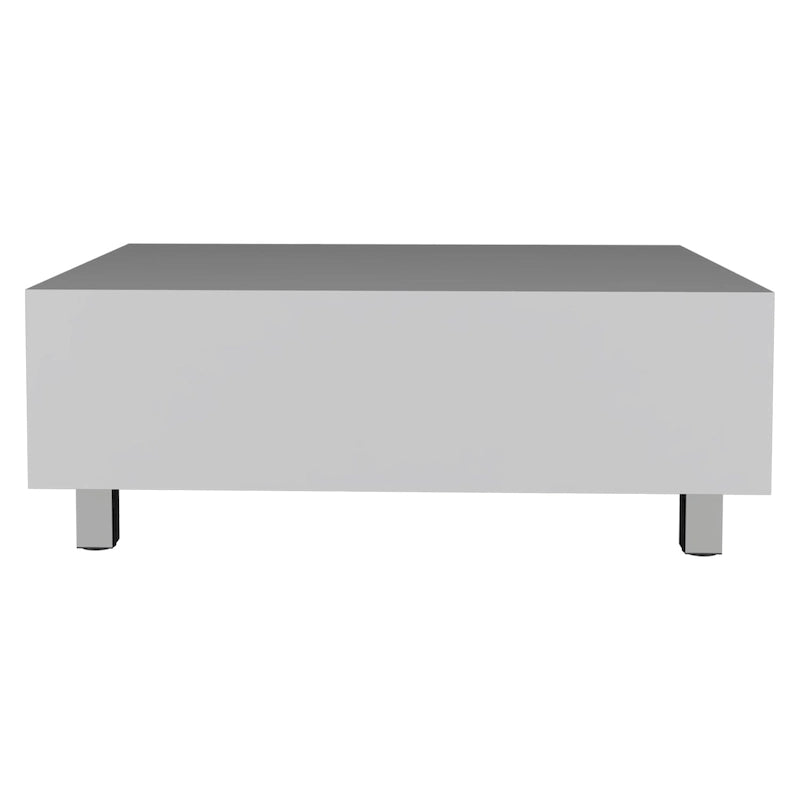 Mesa de centro elevable blanca/marrón/negra/nogal/espresso con almacenamiento oculto, 4 patas, 1 persona
