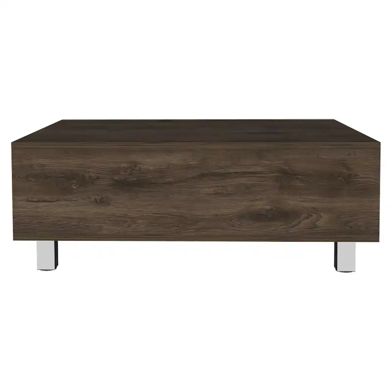 Mesa de centro elevable blanca/marrón/negra/nogal/espresso con almacenamiento oculto, 4 patas, 1 persona