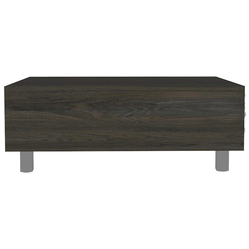 Mesa de centro elevable blanca/marrón/negra/nogal/espresso con almacenamiento oculto, 4 patas, 1 persona