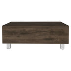 Mesa de centro elevable blanca/marrón/negra/nogal/espresso con almacenamiento oculto, 4 patas, 1 persona
