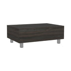 Mesa de centro elevable blanca/marrón/negra/nogal/espresso con almacenamiento oculto, 4 patas, 1 persona