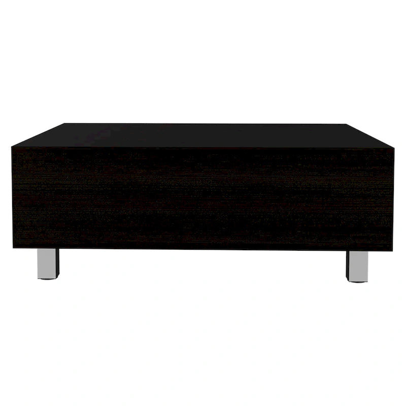 Mesa de centro elevable blanca/marrón/negra/nogal/espresso con almacenamiento oculto, 4 patas, 1 persona