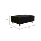 Mesa de centro elevable blanca/marrón/negra/nogal/espresso con almacenamiento oculto, 4 patas, 1 persona