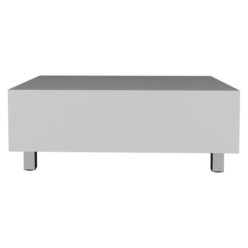 Mesa de centro elevable blanca/marrón/negra/nogal/espresso con almacenamiento oculto, 4 patas, 1 persona