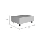Mesa de centro elevable blanca/marrón/negra/nogal/espresso con almacenamiento oculto, 4 patas, 1 persona