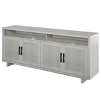 Mueble de TV Fairfax Oak, estilo de puerta Coastal Linen, apto para televisores de hasta 80"