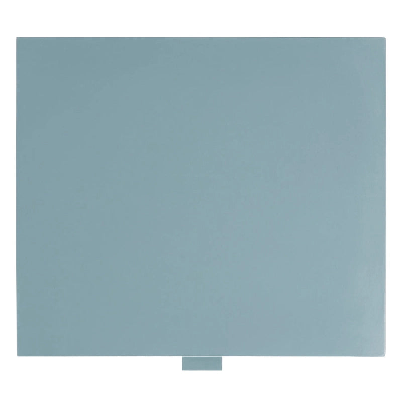 Mesita de noche costera de 1 cajón y 1 puerta - Natural / Negro / Gris azulado / Blanco