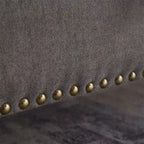 Banco otomano de almacenaje de 2 plazas azul/gris/beige